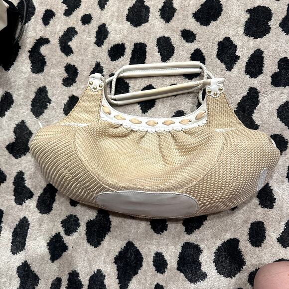 Cole Haan Straw Handbag - Picture 1 of 7